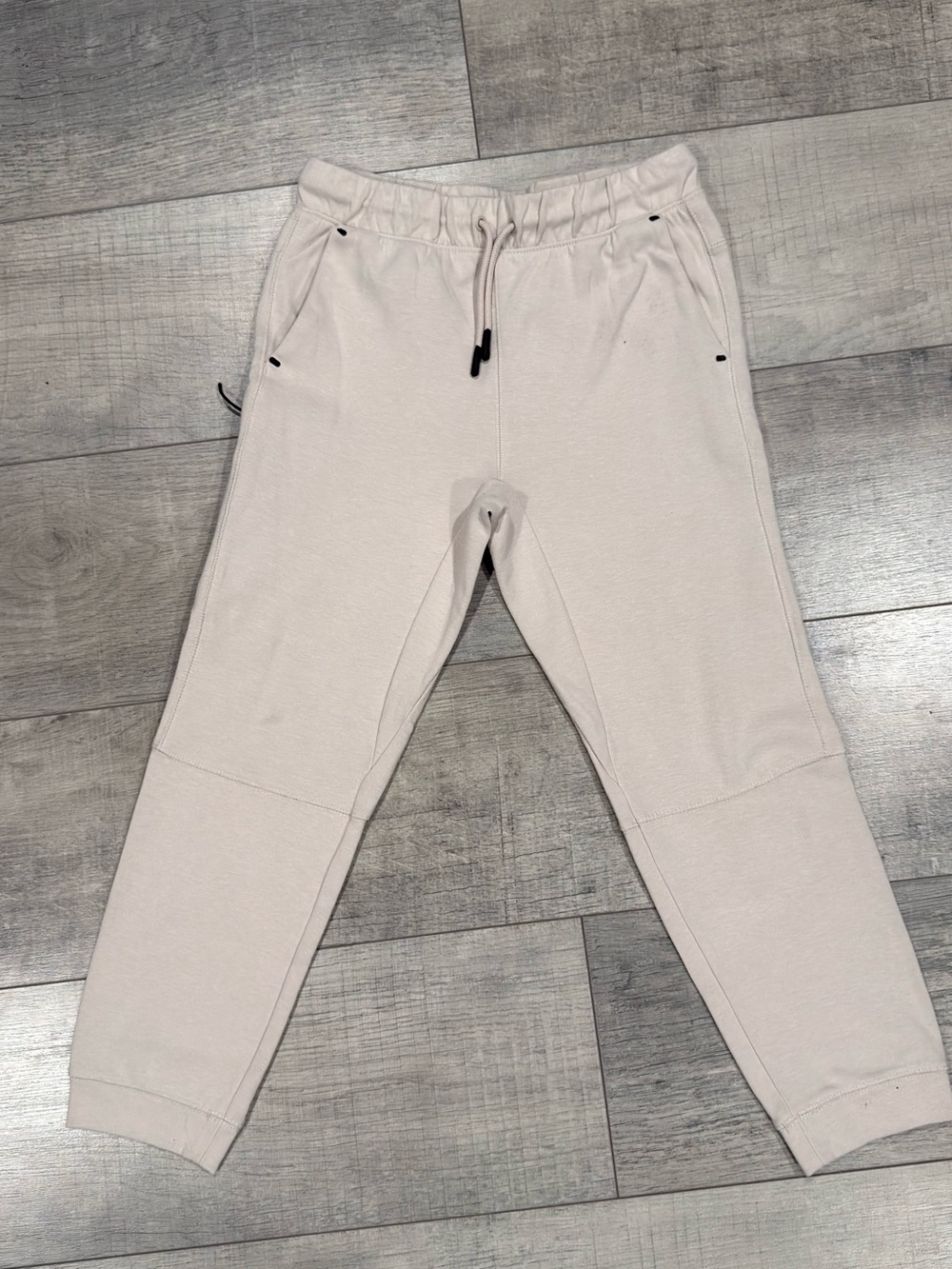 All in Motion Boys Jogger Pants Size L 10/12 Beige Athletic Sweatpants